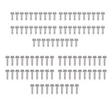 100Pcs Self Drilling Screw Hex Washer 4.8x16mm 4.8x19mm Stainless Steel Fastener Set Kit
