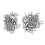 100Pcs Self Drilling Screw Hex Head Fastener 2 Types Accessory Set Kit for Installation 1