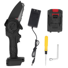 Mini Lightweight Chainsaw Handheld Portable Cordless Rechargeable Chainsaw for Garden 100?240V US Plug