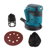 Li Battery Sander 3 Speed Adjusting Low Vibration Comfortable Cordless Orbital Sander 5inch for 21V Battery