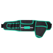 Hardware Tool Bag Large Capacity Waterproof Oxford Cloth Electrician Tools Storage Bag for Electric Drill 4 Holes Fanny Pack 560 X 190mm / 22 X 7.5in