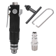 3/8in Air Drill with 3 Jaw Chuck Variable Speed Straight Handle CW and CCW Pneumatic Drill EU Style