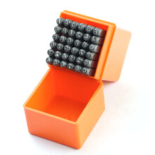 36Pcs Letter Punch Set Puncher DIY Kit Steel Stamps DIY Art Supplies 3mm for Wood Metal