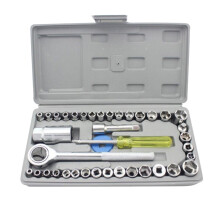 Wrench Socket Combination Kit High Carbon Steel Sockets Non Slip Spanner for Automobile Repair