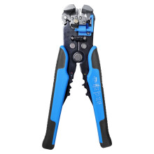 Wire Stripper Automatic 3 in 1 Anti Slip Handle Labor Saving Cable Cutting Stripping Plier for Electrician Blue
