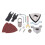 Angle Grinder Adapter Oscillating Blade Multitool Grinding Tool Set Kit for Wood Metal 1