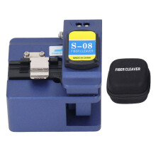 High Accuracy Fiber Cleaver 16 Cutting Points 0.6 Degree Angle Fiber Cutter for 125??m Diameter 0.25mm 0.9mm Fibers Blue