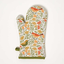 100% Cotton Song Bird Oven Mitt