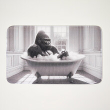 Soft Gorilla Bath Mat, 45 x 75cm