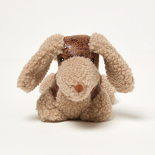Luxury Sausage Dog Door Stop - Cream