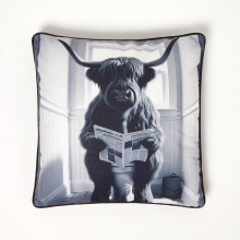 Cow Toilet Cushion, 45 x 45cm