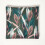 Homescapes (Dark Green) Botanical Leaf Cushion, 45 x 45cm 1