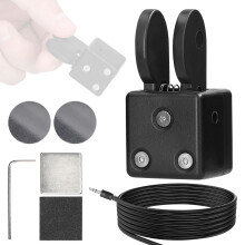 QU-2020A Dual Paddle Key Automatic Morse Magnetic Adsorption Base CW Morse Code Key DIY Keyer for Shortwave Radios