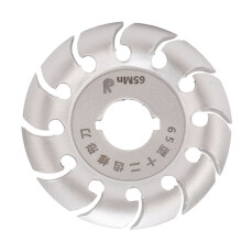 Grinder Shaping Disc Stainless Steel 12 Teeth Carving Disc for Angle Grinders Wood Rubber Silver