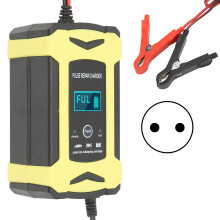 Intelligent Battery Charger with Cooling Fan High Low Frequency Pulse Smart Maintainer 110?240V EU Plug