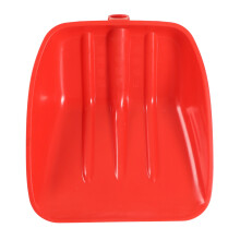 Snow Shovel Red Thickened PP Plastic Wear Resistant Tough Kids Safe Shovel for Garden 41 X 37cm / 16.1 X 14.6in