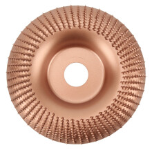 Wood Carving Disc Stable No Deformation Sturdy Construction Woodworking Grinding Plate Shaping Wheel Rose Gold