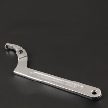 Multifunctional Hook Wrench Adjustable C Shape Movable Head Spanner Hand Repair ToolSquare Head 1 1/4-3in (32-76mm)