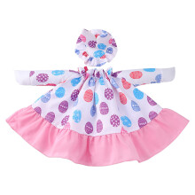 Paasdecoratie voor de veranda: eierprint outfit (44x29x23cm)