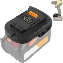 Adapter für Ridgid AEG18V Akku auf Milwaukee M18 18V Akku-Werkzeuge, Verwendung mit Ridgid 18V Plattform-Akkus (nur Adapter)