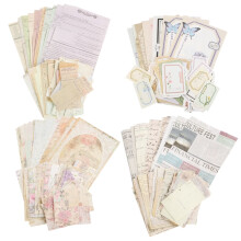 Chenfeng Junk Journal Paper Pack Vintage Scrapbook 400