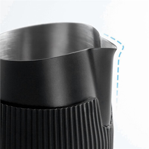 5X Pointed Mouth Oblique Mouth Pull Design Cup Solid Color Milk Foam Cup Anti-Scalding Pull Design Cup 420ml 2