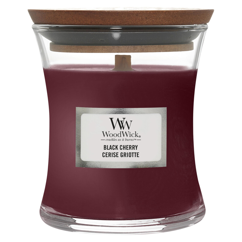 Woodwick Scented Candle With Crackling Wick | Black