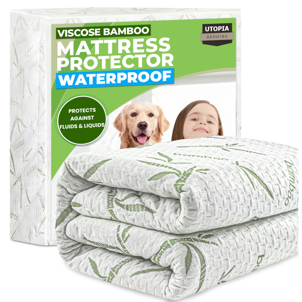 Utopia Bedding Bedding Mattress Protector Twin Waterproof,