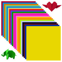 280 Sheets Coloured Paper 150mm X 150mm Origami Double Sided for Childrens