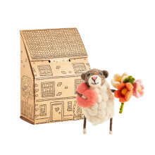 Sew Heart Felt | Heart and Flowers Sheep | Gifts