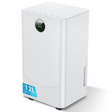 12L/day Dehumidifier with Digital Humidity Sensor