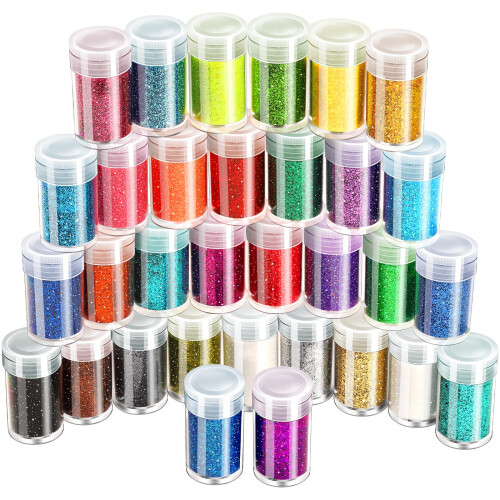 LEOBRO Fine Glitter, Extra Fine Glitter Powder, Craft Glitter