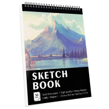 KINSPORY Sketchbook A4, Sketch Pad - 21 x 29.7cm,