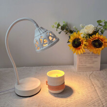 Lampada a candela in metallo a meno di 5 dollari, lampada riscaldante dimmerabile, scaldacera vintage per casa/ufficio, tecnologia di riscaldamento