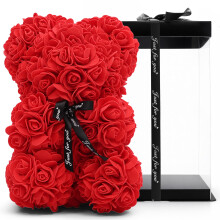 Amora XO Gifts for Her – Rose Teddy Bear Red Rose