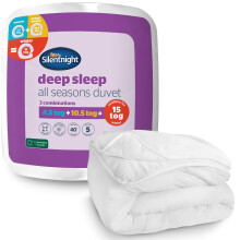 Silentnight All Seasons 3 in 1 Duvet - 4.5 Tog & 10.5 Tog Quilts Which Combine t