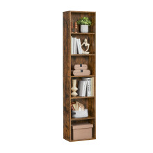 VASAGLE Bookcase, 6-Tier Bookshelf, Open Storage