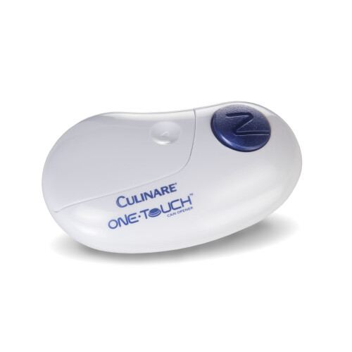 Culinare One Touch Electronic Tin Opener, White,