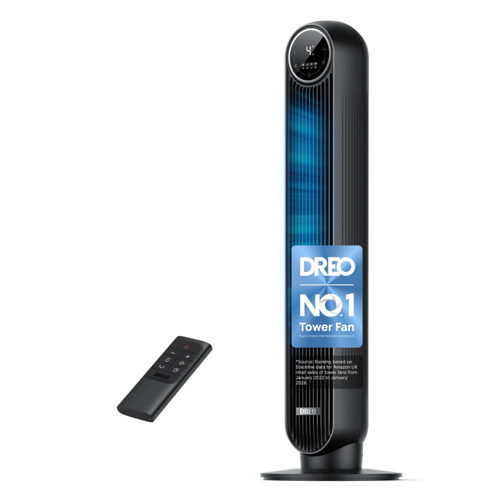 Dreo 25Db Silent Tower Fan, 28 Ft/S Velocity 5420689516800