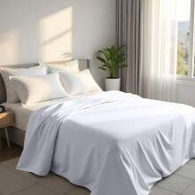 Utopia Bedding - Flat Sheet Double - Easy Care Soft Brushed Polyester