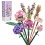 Wealrotn Rose Flower Bouquet Building Blocks Set, 1