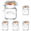 Kilner Kilner Clip Top Square Glass Spice Jar - 70 ml, 1
