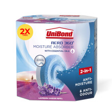 UniBond AERO 360 Moisture Absorber Lavender Garden Refill Tab