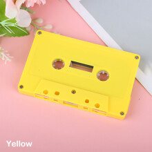 Stück farbige leere Tonbandkassette, magnetische Audioaufnahmekassette, leere Spulenkassette (ohne Tonkern)