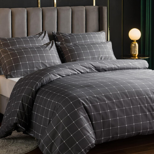 Lazzaro Double Duvet Set - Premium Microfiber