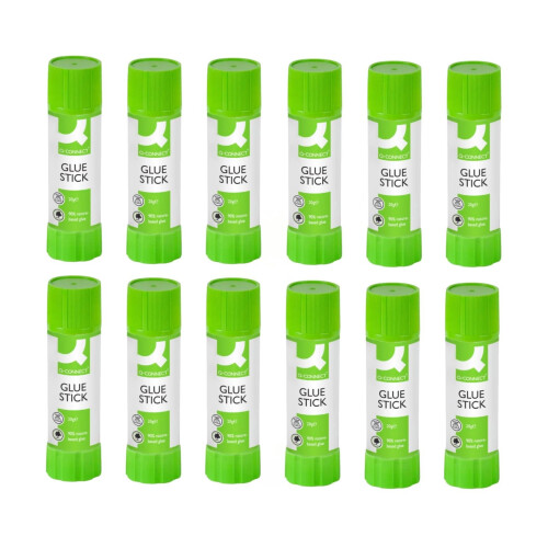 Q-Connect Glue Stick 20g (12 Pack) KF10505Q