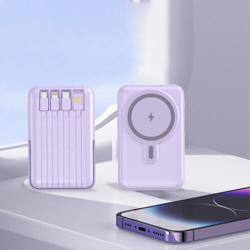 Φορητό Power Bank 45W με Snap Wireless και γρήγορη φόρτιση Type-C, συμβατό με τηλέφωνα 2