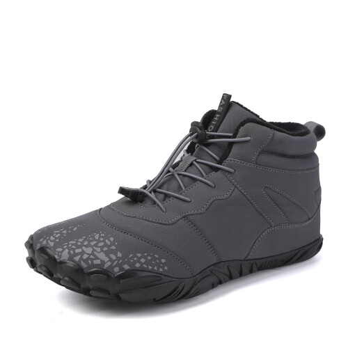 Women's Waterproof Insulated Snow Boots Grey Size 9.5 2