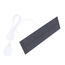 1W Solar Panel Charger for Outdoor Travel 5V USB Lightweight