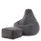 icon Dalton Cord Bean Bag Chair with Footstool, 1